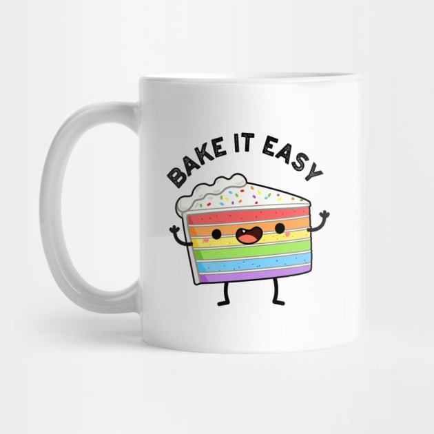 Bake It Easy Cute Cake Pun by punnybone